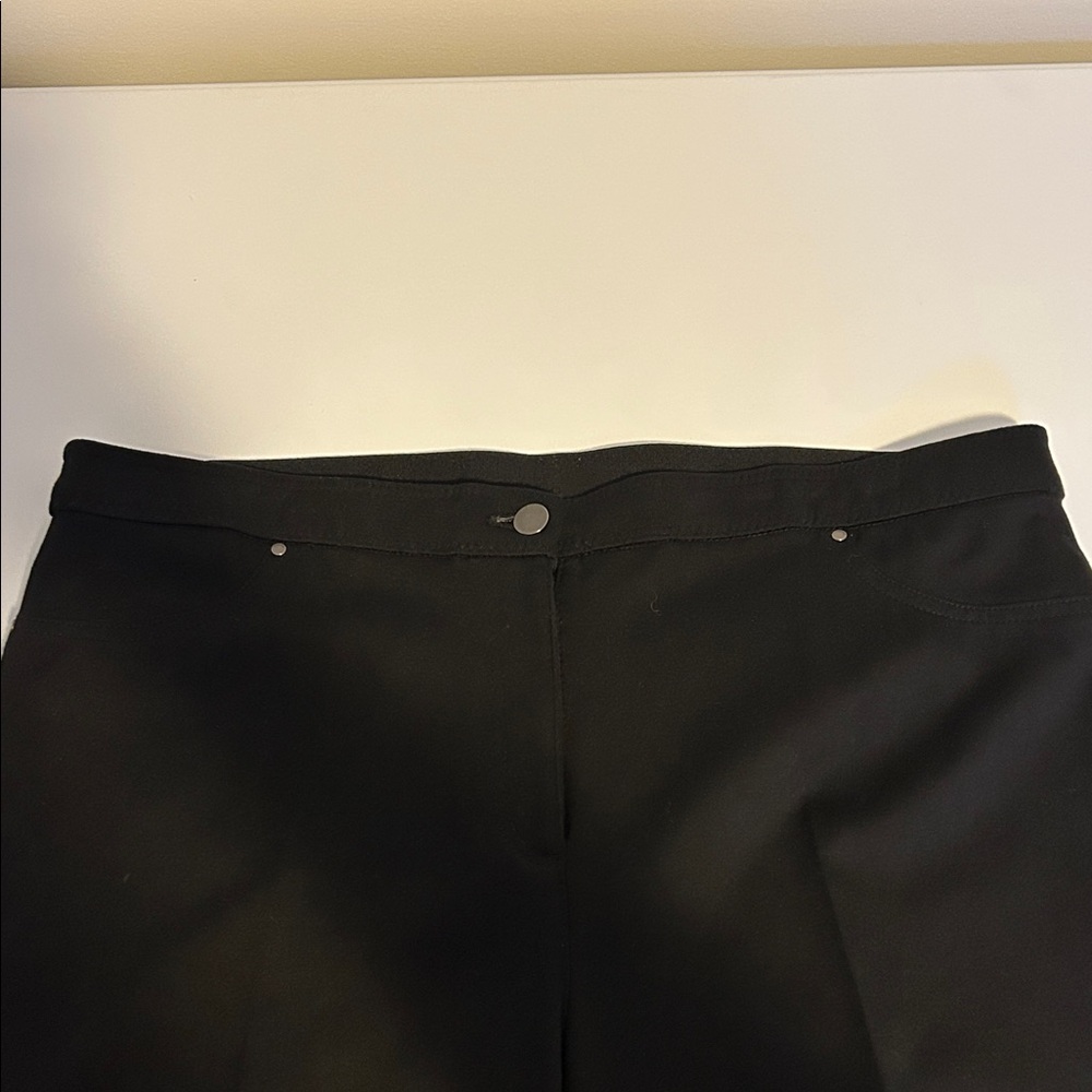 Chico's Women’s Black Pants size 2.5 Short - 27” inseam size L (14) - Picture 5 of 5